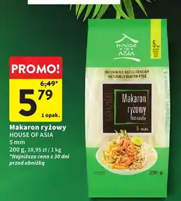 Intermarche Makaron ryżowy HOUSE OF ASIA 5mm 200g oferta