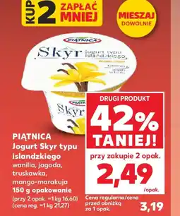 Kaufland PIATNICA Jogurt Skyr typu islandzkiego oferta