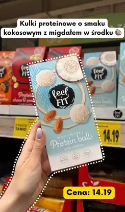 Kaufland Kulki proteinowe o smaku kokosowym z migdałem Feel Fit oferta