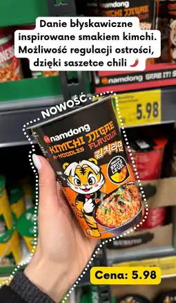 Kaufland Danie błyskawiczne Kimchi Jjigae K-noodles Flavour Namdong oferta