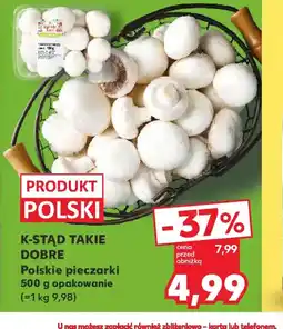 Kaufland Polskie pieczarki oferta