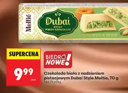 Biedronka Czekolada biała z nadzieniem pistacjowym oferta