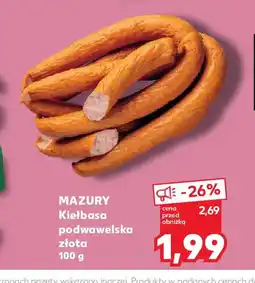 Kaufland Kiełbasa podwawelska oferta