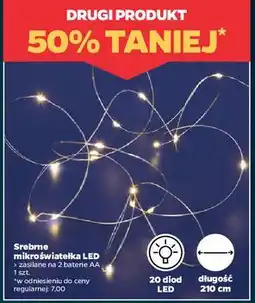 Netto Srebrne mikroświatełka LED oferta
