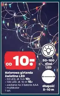 Netto Kolorowa girlanda świetlna LED oferta