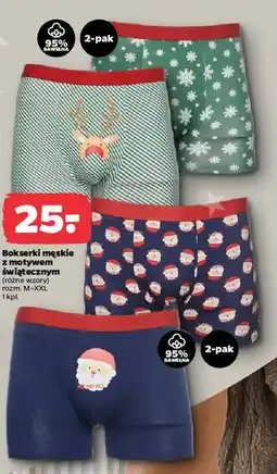 Netto Bokserki męskie z motywem świątecznym oferta