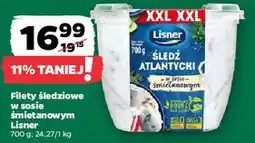 Netto Filety śledziowe w sosie śmietanowym Lisner 700 g oferta