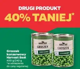 Netto Groszek konserwowy Harvest Best 400 g/240 g oferta