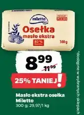 Netto Masło ekstra osełka Miletto 300 g oferta