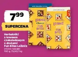 Netto Herbatniki z kremem czekoladowym z drażami Fun Bites Leibniz oferta