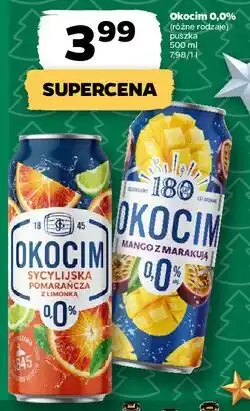 Netto Okocim 0,0% (różne rodzaje) oferta