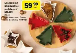 Carrefour Miseczki na bambusowej podstawce iglaki 20 cm oferta