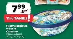 Netto Filety śledziowe w sosie śmietankowym Corsarro oferta