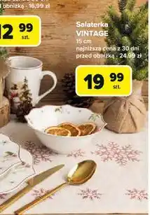Carrefour Salaterka vintage 15 cm oferta