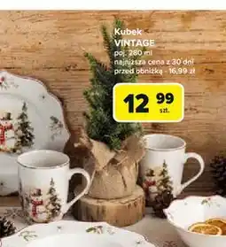 Carrefour Kubek vintage 280 ml oferta