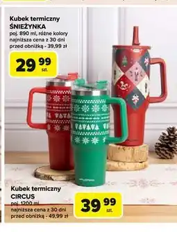 Carrefour Kubek termiczny śnieżynka 890 ml Florina (Florentyna) oferta