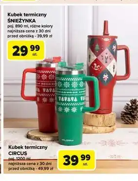 Kubek termiczny śnieżynka 890 ml Florina (Florentyna)