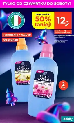 Dealz Płyn do płukania rose & lotus flowers Felce Azzurra oferta