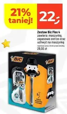 Dealz Maszynki do golenia + uchwyt Bic Flex 4 oferta