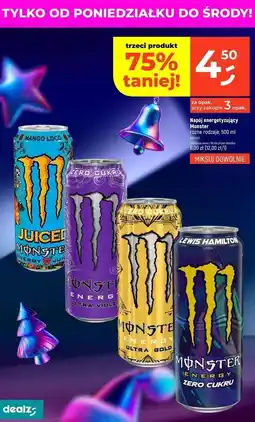 Dealz Napój energetyczny Monster Energy Lewis Hamilton Zero oferta