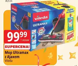 E.Leclerc Mop ultramax + wiadro z wyciskaczem 10 l płyn ajax 1 Vileda oferta