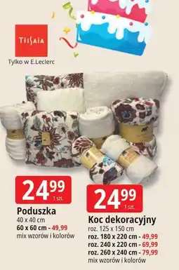 E.Leclerc Koc 260 x 240 cm Tissaia oferta