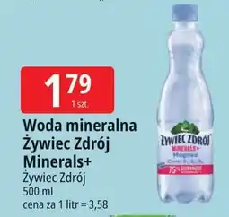 E.Leclerc Woda lekko gazowana Żywiec Zdrój Minerals+ oferta