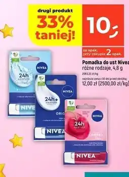 Dealz Pomadka cherry shine Nivea oferta