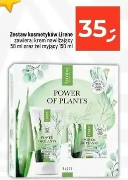 Dealz Zestaw w pudełku power of plants żel do mycia twarzy 150 ml + krem 50 Lirene Zestawy oferta