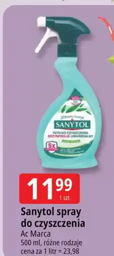E.Leclerc Płyn do dezynfekcji uniwersalny eukaliptus Sanytol oferta