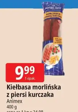 E.Leclerc Kiełbasa morlińska z piersią kurczaka Morliny oferta