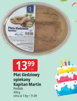 E.Leclerc Płaty śledziowe opiekane Kapitan Martin oferta