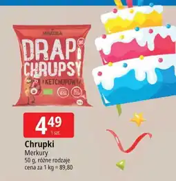 E.Leclerc Chrupki kukurydziane drapi chrupsy ketchupowe Naura oferta