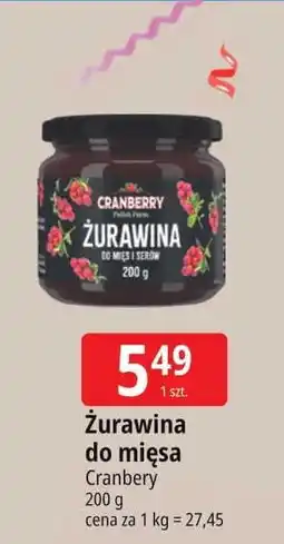 E.Leclerc Żurawina do mięs i serów Cranberry Polish Farm oferta
