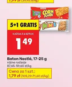 Biedronka Baton różne rodzaje Nestlé oferta