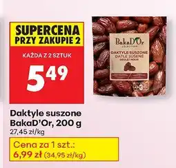 Biedronka Daktyle suszone 200 g BakaD'Or oferta