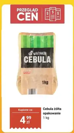 Biedronka Cebula żółta opakowanie Warzywniak oferta