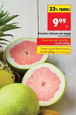 Biedronka Pomelo różowe na wagę Biedronka oferta