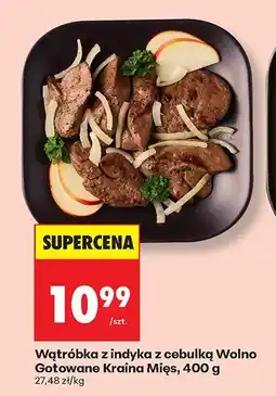 Biedronka Wątróbka z indyka z cebulką Wolno Gotowane Kraina Mięs, 400 g oferta