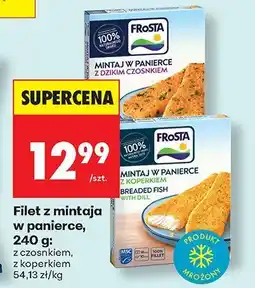 Biedronka Filet z mintaja w panierce Frosta oferta