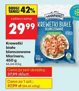 Biedronka Krewetki białe blanszowane Marinero oferta