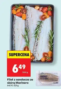 Biedronka Filet z sandacza ze skórą Marinero oferta