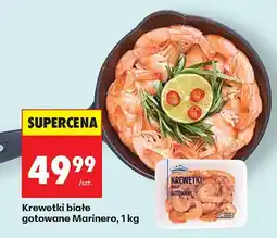 Biedronka Krewetki białe gotowane Marinero oferta