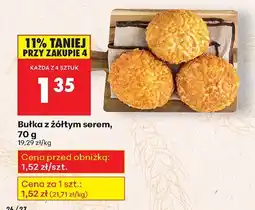 Biedronka Bułka z żółtym serem Biedronka oferta