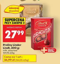 Biedronka Praliny Lindt Lindor oferta