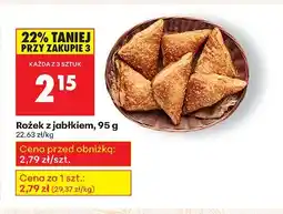 Biedronka Rożek z jabłkiem Biedronka oferta