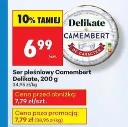 Biedronka Ser pleśniowy Camembert Delikate 200g oferta