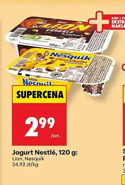 Biedronka Jogurt Nestlé, 120 g: Lion, Nesquik oferta