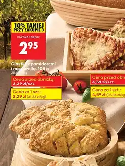 Biedronka Ciasto z pomidorami i mozzarellą 105g Biedronka oferta