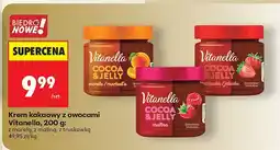 Biedronka Krem kakaowy z owocami i ziołami Vitanella, 200 g: z morelą, z maliną, z truskawką oferta
